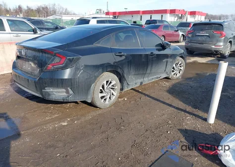 2016 Honda Civic Ex z USA, uszkodzony, nr VIN 2HGFC2F70GH531174